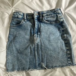 bershka denim skirt